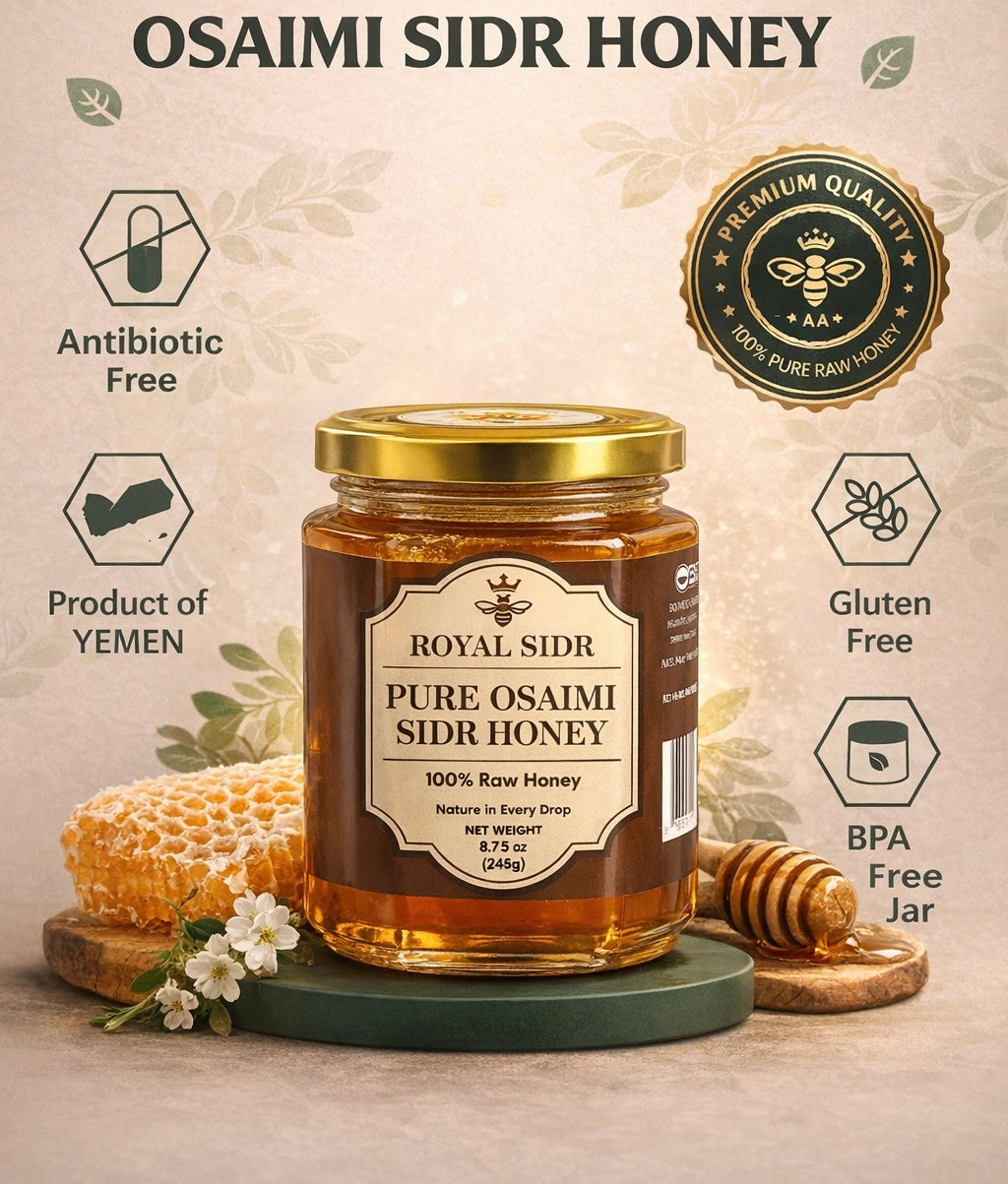 Royal Sidr™ Premium Yemeni Osaimi Honey – 245g