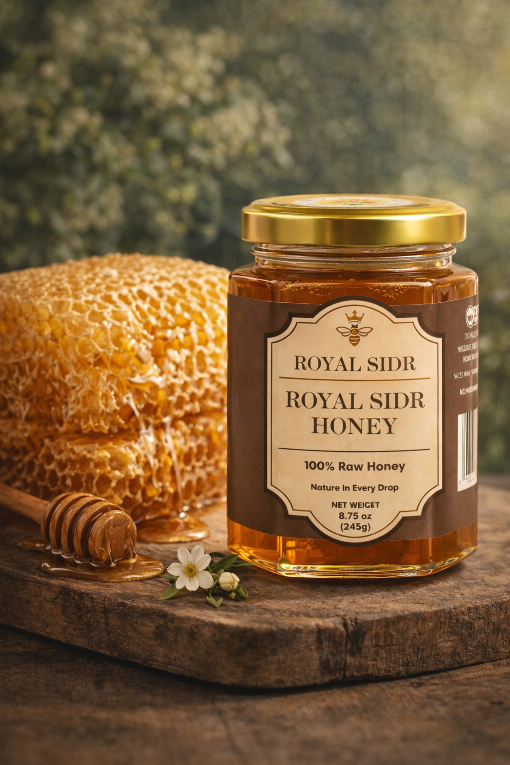 Royal Sidr Honey (245g) – Grade A Premium Yemeni Honey
